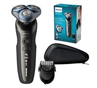 Philips S6640/44, rasoio elettrico a secco e a umido, serie 6000, con sistema di rasatura MultiPrecision, styler per barba SmartClick