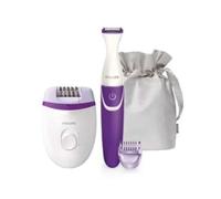 Philips Satinelle Essential BRP505/00 - Epilatore compatto con cavo e rifinitore per bikini