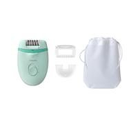 Philips Satinelle Essential Epilatore compatto con filo e Opti-light Philips