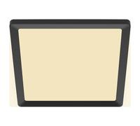 Philips LED SceneSwitch plafoniera (15 W), rettangolare (40x40cm), con luce bianca calda, dimmerabile, nero