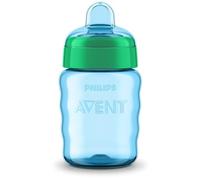 Philips AVENT Tazza Classic SCF553/05 – Beccuccio morbido silicone, senza maniglie, 9m+, 260 ml, Blu