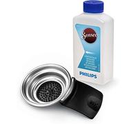 Philips Senseo CA6522/02 - Macchina per cialde Senseo originale con sistema di declino liquido e porta cialde per 2 tazze, in acciaio INOX