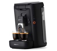 Philips Senseo Maestro Macchina per caffè a cialde con capacità di caffè e funzione memoria, serbatoio acqua da 1,2 litri, prodotto verde, colore: Nero (CSA260/60)