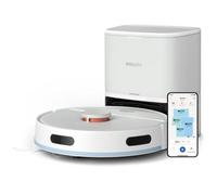 PHILIPS Robot Aspirapolvere Serie 2000 - Aspirazione 2700 Pa, Navigazione Laser, HomeRun App, Stazione di Svuotamento Automatica, 130 minuti di Autonomia, Modalità Tappeto (XU2100/20)