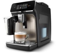 Philips Serie 2300 SilentBrew Nero / Cromo EP2336/10 Macchina da caffè con macinacaffè, 4 bevande caraffa LatteGo - Nouvo