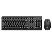 Philips Serie 3000 SPT6307BL - Set tastiera e mouse - wireless - 2.4 GHz - QWERTY - Nero