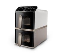 PHILIPS Airfryer Verticale Serie 4000 da 10L NA462/80 FRIGGITRICE AD ARIA, capacità 10 l, Max potenza 2750 W, 6 programmi, 40 °C a 200 °C, Bianco