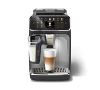 Philips Serie 5500 Macchina per Espresso Completamente Automatica-20 Caffè Caldi & Ghiaccio, Sistema LatteGo Veloce da Pulire, 40% Più Silenziosa con SilentBrew, QuickStart, Nero e Argento (EP5546/70)