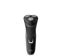 Philips Series 1000 Dry - Rasoio elettrico da uomo con lame PowerCut e trimmer pop-up, colore: grigio strada