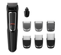 Philips Series 3000, All-In-One rifinitore Multigroom 7-in-1, un solo apparecchio, styling semplice per viso e capelli, 11 impostazioni di lunghezza (0,5-16 mm), modello MG3730/15