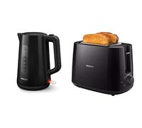 Philips Series 3000 Bollitore in plastica HD9318/20, in Vetro Trasparente, con S