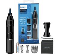 Philips Series 5000, rifinitore per peli di naso e orecchie per la ras