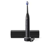 Spazzolino Philips Sonicare serie 6100 - tecnologia Next Generation Sonicare, sensore di pressione, 6 impostazioni, SmarTimer, BrushPacer, autonomia di 21 giorni, custodia da viaggio, nero, HX7401/12