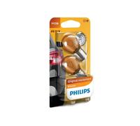 PHILIPS Set Lampade 2 Pezzo PY21W 12V 21W BAU15s Ambra Premium Blister 1325684