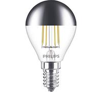 Philips Sfera Lampadina LED, Attacco E14, 4 Watts, Grigio, 8.2x4.5x4.5 cm