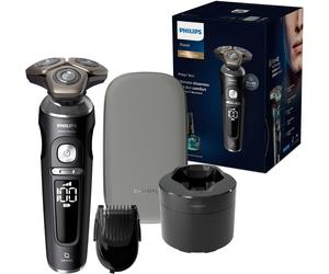 Philips shaver S9000 Prestige - Rasoio da uomo a umido e a secco con t