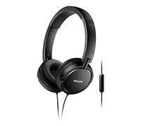PHILIPS SHL5005 - Cuffie auricolari con cavo, con microfono, bassi extra, colore: Nero