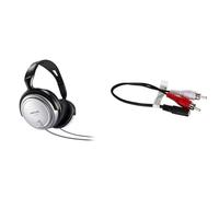 Philips SHP2500 Cuffia TV a Filo, Cavo da 6 Metri, Controllo Volume Integrato, C
