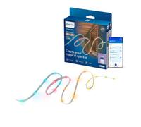Philips Smart Lighting Fairy String Lights, 10 m | RGBIC, Lucine Decorative Esterno, Effetti Luce Multicolore, Smart LED, USB-C, Atmosfera, Sincr Musica, Conn by WiZ, Casa Conn
