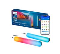 Philips Smart Lighting Gradient, Barra LED luminosa da tavolo | Lampada da tavolo smart, Effetti multicolore, Sincronizzazione TV e musica, Luce immersiva, Smart Home, Compatibile con Alexa