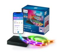 Philips Smart Lighting HDMI Sync Box, Striscia LED RGBIC per TV 55-65"