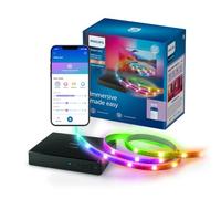 Philips Smart Lighting HDMI Sync Box, Striscia LED RGBIC per TV 75-85"