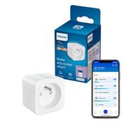 Philips Smart Lighting Smart Plug Matter Tipo E, Automazioni, Controlli Vocali/App, Connected by WiZ, Conf. da 1