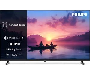 Philips Smart TV 24 Pollici HD Ready Display LED Sistema Titan OS Dolby Audio HDR10 colore Nero - 24PHS6000/12