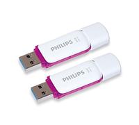 Philips Snow Edition Super Speed USB 3.0 unità flash USB 2× 64 GB per PC, laptop, computer, archiviazione dati, velocità di lettura fino a 100 MB/s