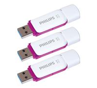 Philips Snow Edition Super Speed USB 3.0 unità flash USB 3× 64 GB per PC, laptop, computer, archiviazione dati, velocità di lettura fino a 100 MB/s