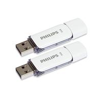 Philips Snow Edition USB 2.0 unità flash USB 2× 32 GB per PC, laptop, computer, archiviazione dati, velocità di lettura fino a 23 MB/s