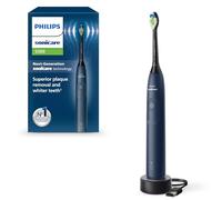 Philips Sonicare 5300 Spazzolino Elettrico Sonic Spazzolino da denti con 2 Livelli di Intensità, Allarme Pressione, EasyStart, SmarTimer e BrushPacer, Blu Navy, Modello HX7103/01 [Nuova Tecnologia]