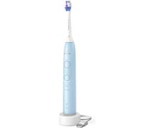 Philips Sonicare 6100 HX7406/01 - Spazzola elettrica 62000 movements/min, 2 modalità, 3 livelli di intensità, pressure alert, brushSync reminder, 2 minuti timer, 1 testa, blu chiaro