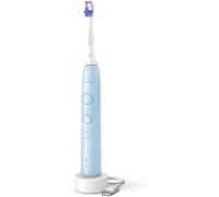 Philips Sonicare 6100 HX7406/01 - Spazzola elettrica 62000 movements/min, 2 modalità, 3 livelli di intensità, pressure alert, brushSync reminder, 2 minuti timer, 1 testa, blu chiaro