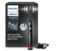 Philips Sonicare AdvancedClean Limited Edition, Spazzolino elettrico - schermo smart, sensore di pressione, promemoria sostituzione testina, 5 modalità di spazzolamento e SmarTimer, nero, HX3792/11