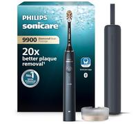 Philips DiamondClean Prestige 9900 Sonicare Spazzolino Elettrico Sonico con SenseIQ e App, con custodia da Viaggio, colorazione Blu Notte HX9992/12
