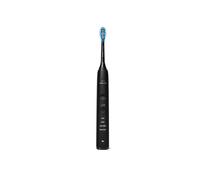 Philips Sonicare DiamondClean 9000 spazzolino elettrico sonico con app, sensore di pressione, 4 modalità di pulizia, bicchiere di ricarica, colore nero, confezione doppia, modello HX9914/54