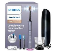Philips Sonicare DiamondClean Smart Electric, Spazzolino da denti ricaricabile per l'igiene orale completa, con custodia di ricarica, 5 modalità, serie 9500, grigio, HX9923/41