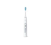 Philips Sonicare ExpertClean 7300 Spazzolini Elettrici Sonici, confezione da 2 spazzolini bianchi con custodia e testine di ricambio HX9911/19 Philips