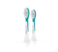 Philips Sonicare HX6042/33 Pack da 2 Testine di Ricambio For Kids Standard per Spazzolino Elettrico Sonico, Per Bambini dai 7 anni in su