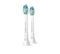 Philips Sonicare HX9022/10 Pack da 2 Testine di Ricambio C2 Optimal Plaque Defence per Spazzolino Elettrico Sonico, con RFID, Per una Pulizia Profonda, Bianco
