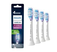 Philips Sonicare HX9054/17 Pack da 4 Testine di Ricambio G3 Premium Gum Care, con RFID e Tecnologia Adaptive, Per Gengive Sane, Bianco