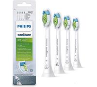 PHILIPS Sonicare Optimal bianco DiamondClean Brushsync abilitato testine di ricambio, bianco, confezione da 4, white, 2018, Vecchio, 4 Testine