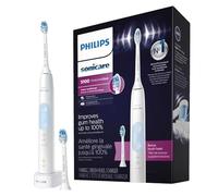 PHILIPS Sonicare ProtectiveClean Spazzolino elettrico con testina di controllo della placca, spazzolino Sonicare ricaricabile con sensore di pressione, spazzolino Sonic Phillips, testina per la salute