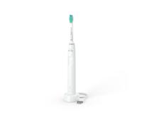 Philips Sonicare Spazzolino Elettrico Sonico Serie 3100, con sensore di pressione integrato, SmarTimer e QuadPacer, Bianco modello HX3671/13, Sonicare 3100, Bianco