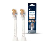Philips A3 Premium Sonicare 2x Testine bianche per spazzolino sonico, denti bianchi e puliti, gengive sane HX9092/10