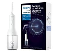 Philips Sonicare Water Flosser Cordless - Ricaricabile Power Dental Waterflosser per denti, Irrigatore orale portatile con 3 impostazioni di intensità, ugello rotante a 360° - menta (bianco)