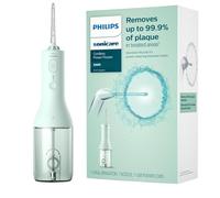 Philips Sonicare Water Flosser Cordless - Ricaricabile Power Dental Waterflosser per denti, Irrigatore orale portatile con 3 impostazioni di intensità, ugello rotante a 360° - menta