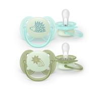 PHILIPS SpA PHILIPS AVENT 2 SUCCHIETTI ULTRA SOFT NIGHT 0-6M RICCIO/COMETA