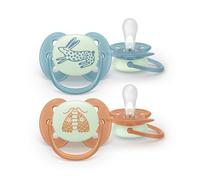 PHILIPS SpA PHILIPS AVENT 2 SUCCHIETTI ULTRA SOFT NIGHT 18M+ FARFALLA/LEPRE
